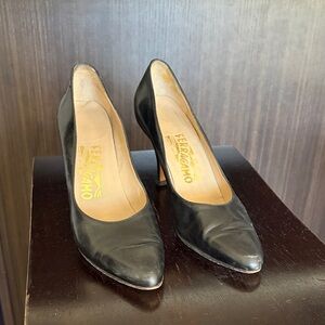 Salvatore Ferragamo Classic Black Heels